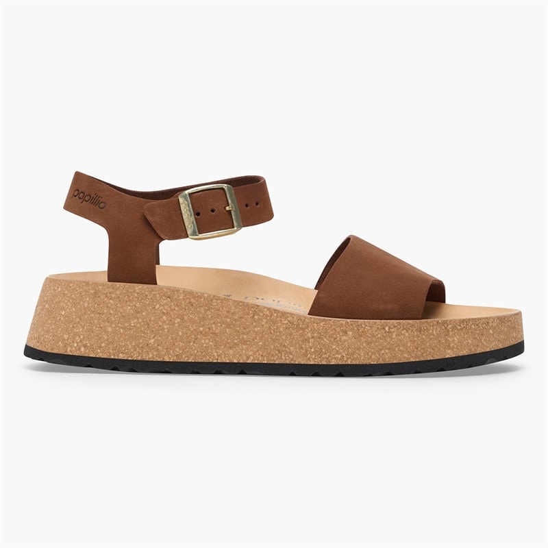 Birkenstock Dames Glenda Enkelband Sandalen Dark Tea - Afbeelding 2