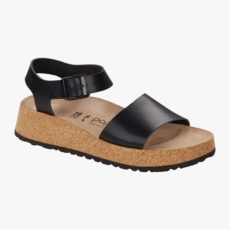 Birkenstock Dames Glenda Enkelband Sandalen Zwart - Afbeelding 1
