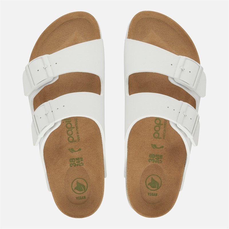 Birkenstock Sandales Arizona Femme à coupe étroite et double bride Blanc - Image 3