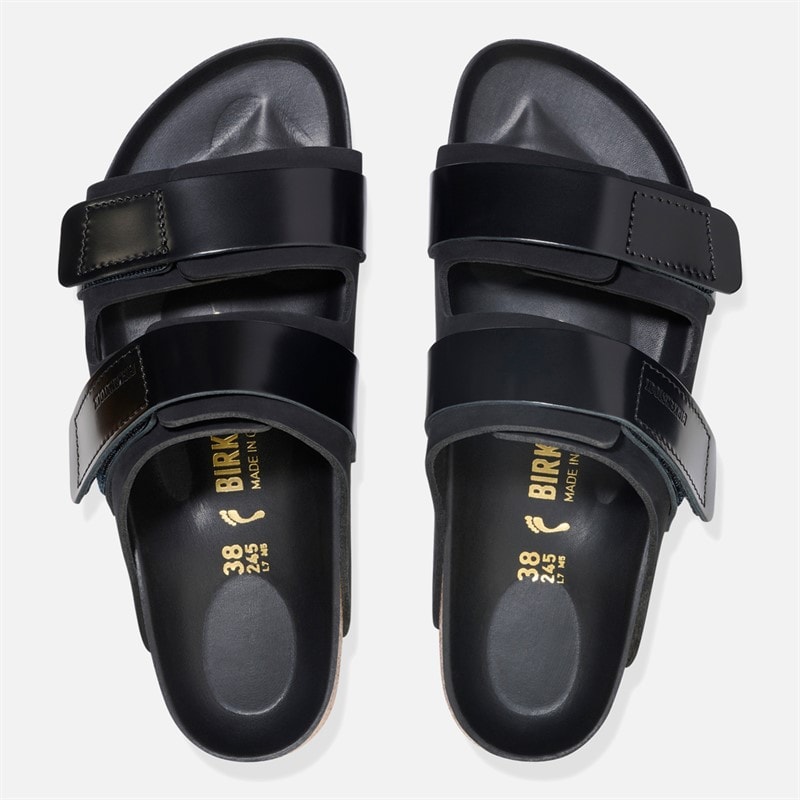 Birkenstock Dames Uji Dubbele Band Sandalen Hoogglans zwart - Afbeelding 3