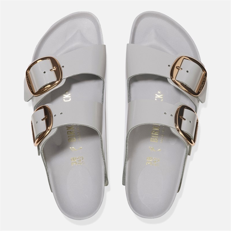 Birkenstock Sandały Arizona z dużymi klamrami i dwoma paskami dla niej kolor Błyszczący kamień z monetą – zdjęcie  3