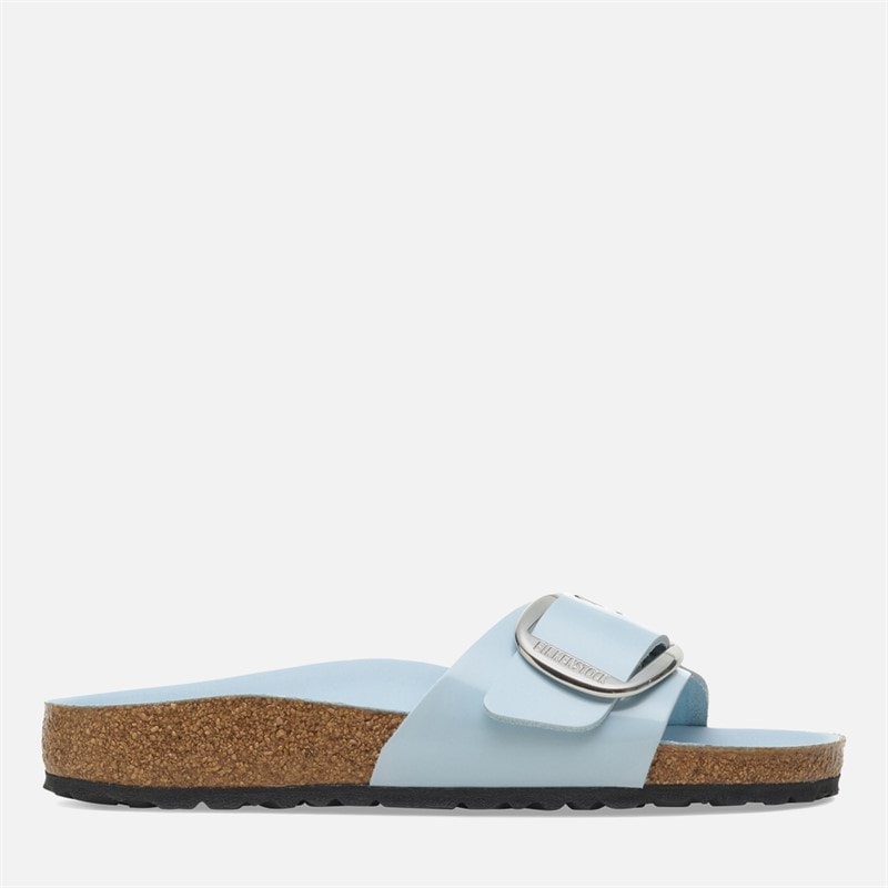 Birkenstock Sandales Madrid Femme Grande Boucle Bleu ciel ultra brillant