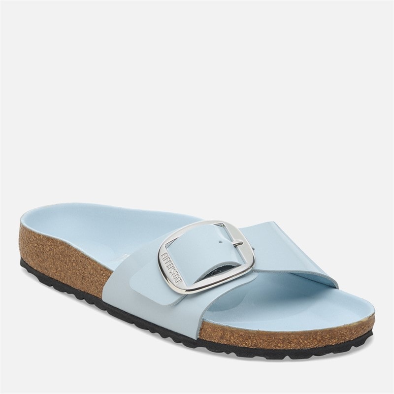 Birkenstock Dames Madrid Grote Gesp Sandalen Hoogglans babyblauw - Afbeelding 2