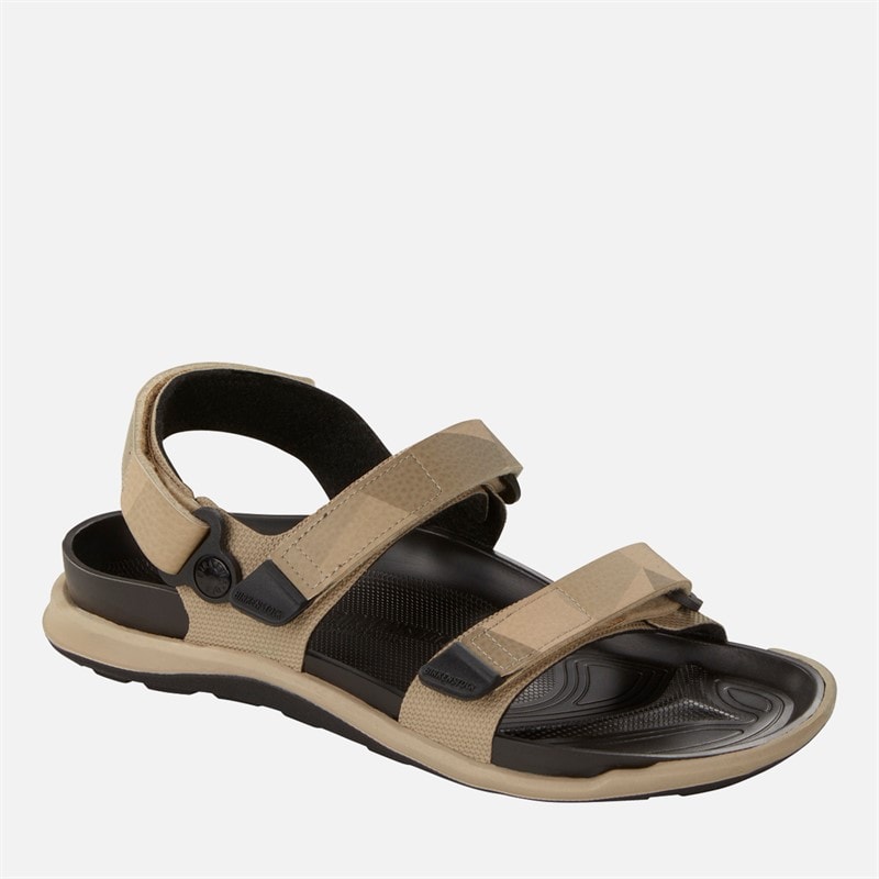 Birkenstock Sandales Femme Kalahari à bride cheville Beige Camouflage Géométrique - Image 2