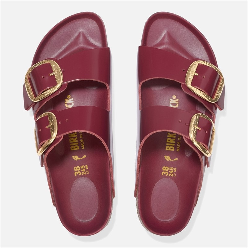 Birkenstock Damen Arizona Big Buckle Zweistreifen Sandalen Hochglanz Zinfandel - Bild 3