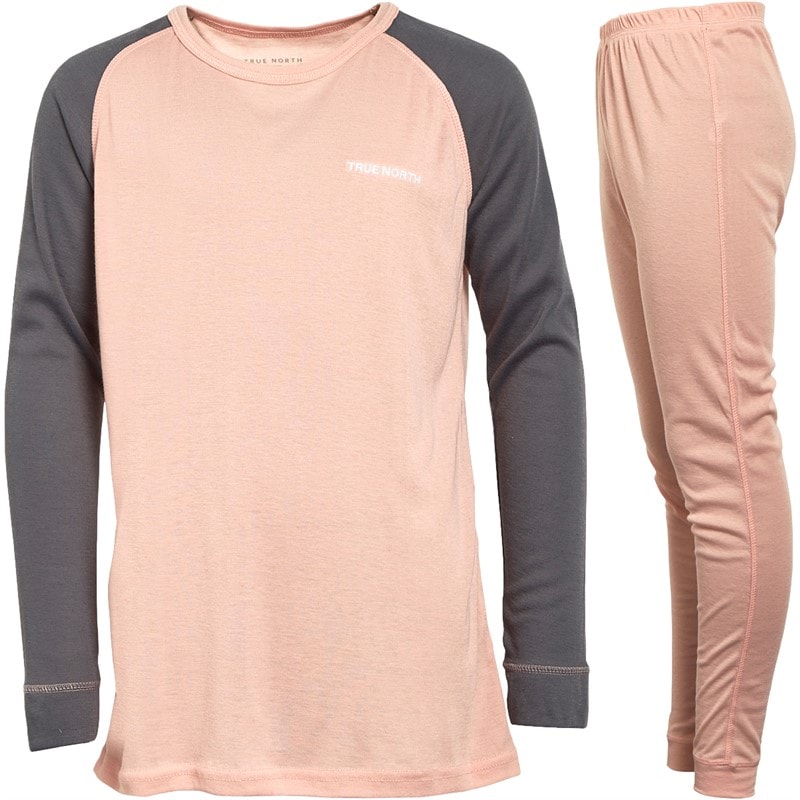 True North Meisjes Baselayer Set Roze Comb