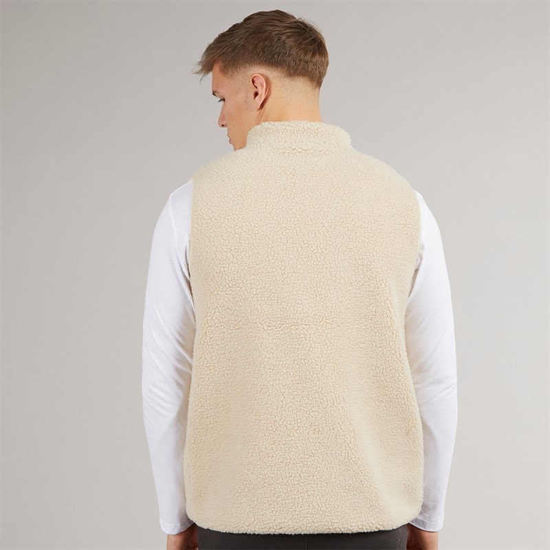 True North Heren Pile Vest Beige - Afbeelding 2