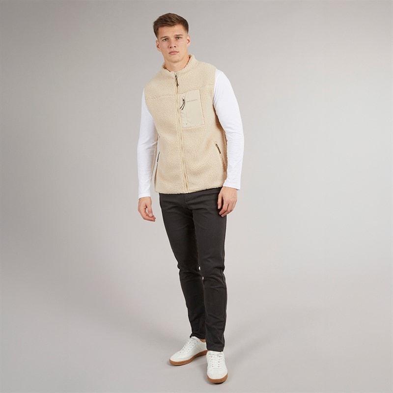 True North Heren Pile Vest Beige - Afbeelding 4