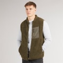 True North Heren Fleece Vest Tarmac