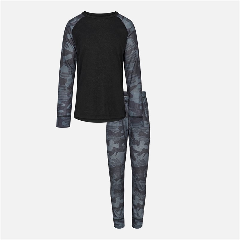 True North Jongens thermoshirt set camouflage combi