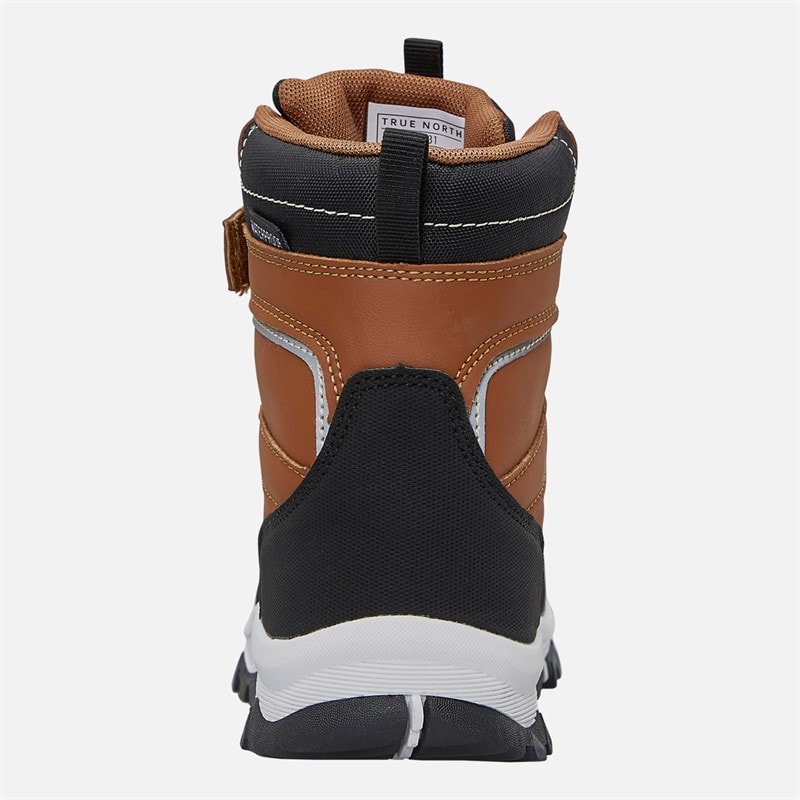 True North Bottes imperméables Enfant avec flocons de neige Brun - Image 3