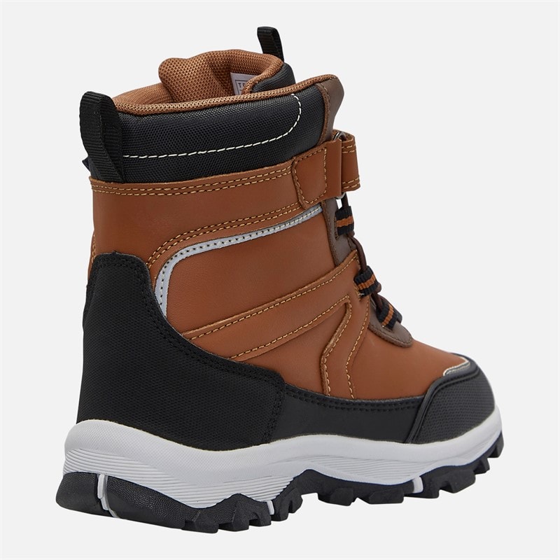 True North Bottes imperméables Enfant avec flocons de neige Brun - Image 5