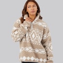 True North Damen Cissi Fleece Beige Comb