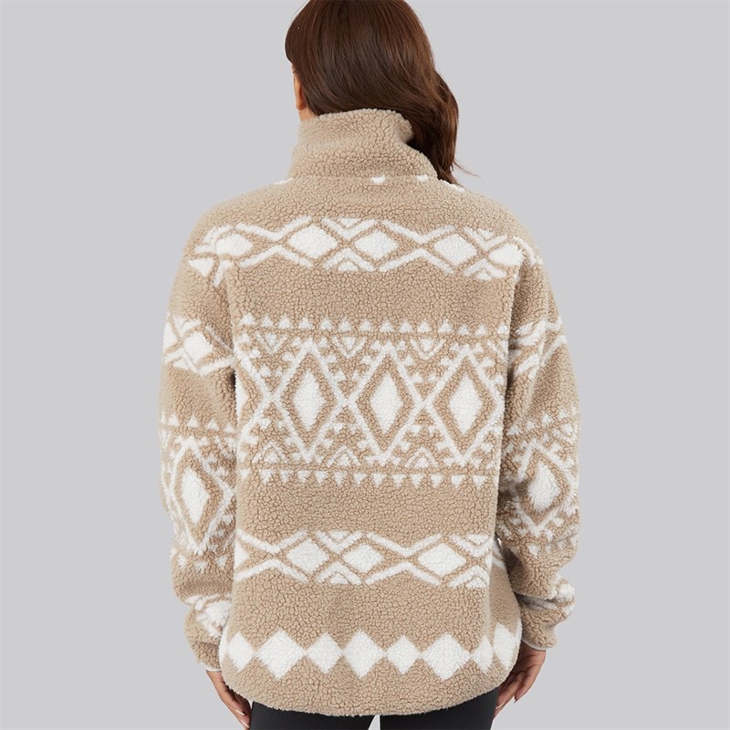 True North Damen Cissi Fleece Beige Comb - Bild 2