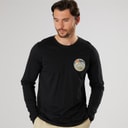 True North Herren Langarm T Shirt Schwarz