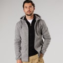 True North Flatfleece jacket ciemnoszara dla niego kolor Dk-Grey