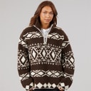 True North Damen Cissi Fleece Brown Comb
