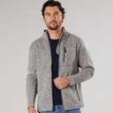True North Herren Flatfleece Jacke Dunkelgrau Dk-Grey