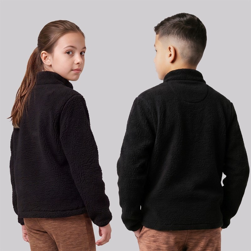 True North Kinderen Stapel Jas Zwart - Afbeelding 2