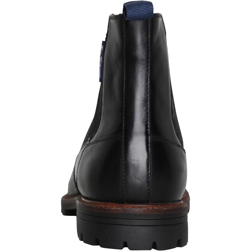 Ben Sherman Bottines Chelsea en cuir Baron homme, Noir - Image 3