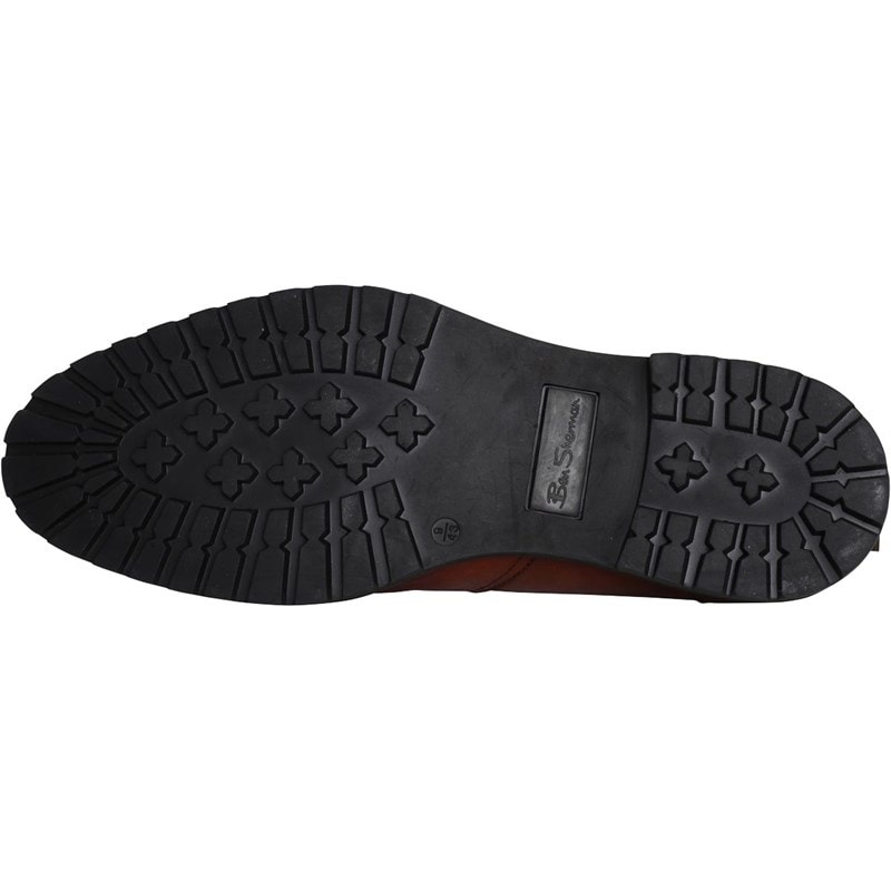 Ben Sherman Herren Baron Leder Chelsea Stiefel Braun - Bild 2