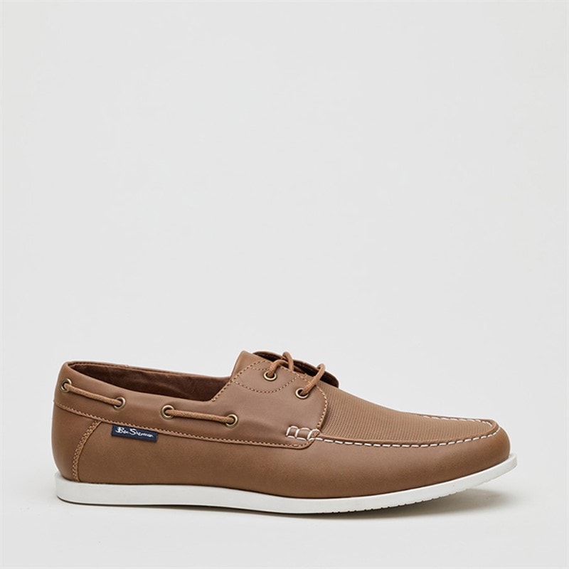 Ben Sherman Heren Oceanic Deck Bootschoenen Middelbruin - Afbeelding 1