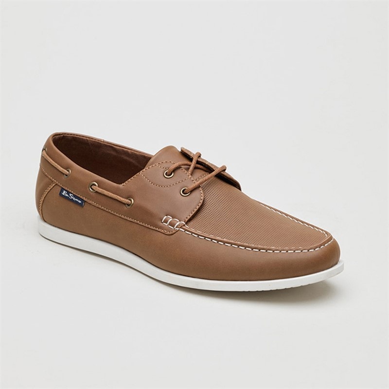Ben Sherman Heren Oceanic Deck Bootschoenen Middelbruin - Afbeelding 2
