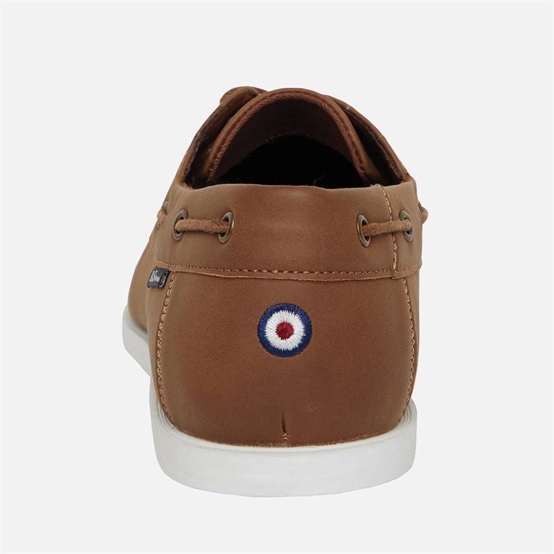 Ben Sherman Heren Oceanic Deck Bootschoenen Middelbruin - Afbeelding 4