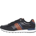 Ben Sherman Heren Owen Retro Run Sneakers Zwart
