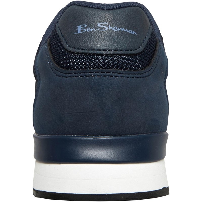 Ben Sherman Baskets Owen Retro Run Homme Bleu Marine - Image 3