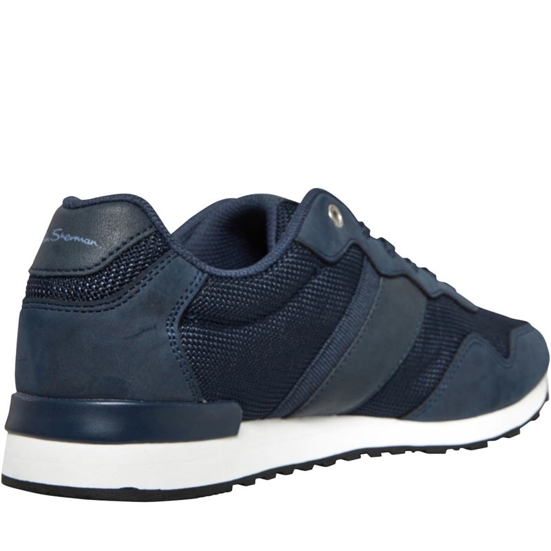 Ben Sherman Baskets Owen Retro Run Homme Bleu Marine - Image 5