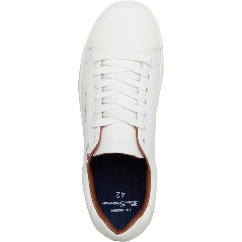 Ben Sherman Heren Storm Sneakers Wit - Afbeelding 4