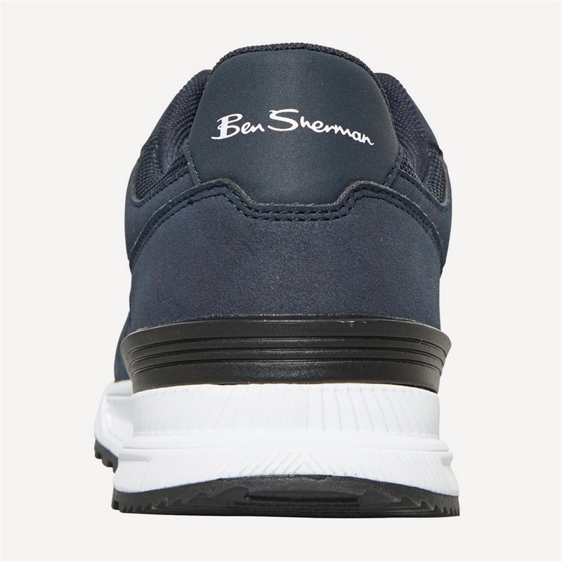 Ben Sherman Heren Fowler Sneakers Marineblauw - Afbeelding 3