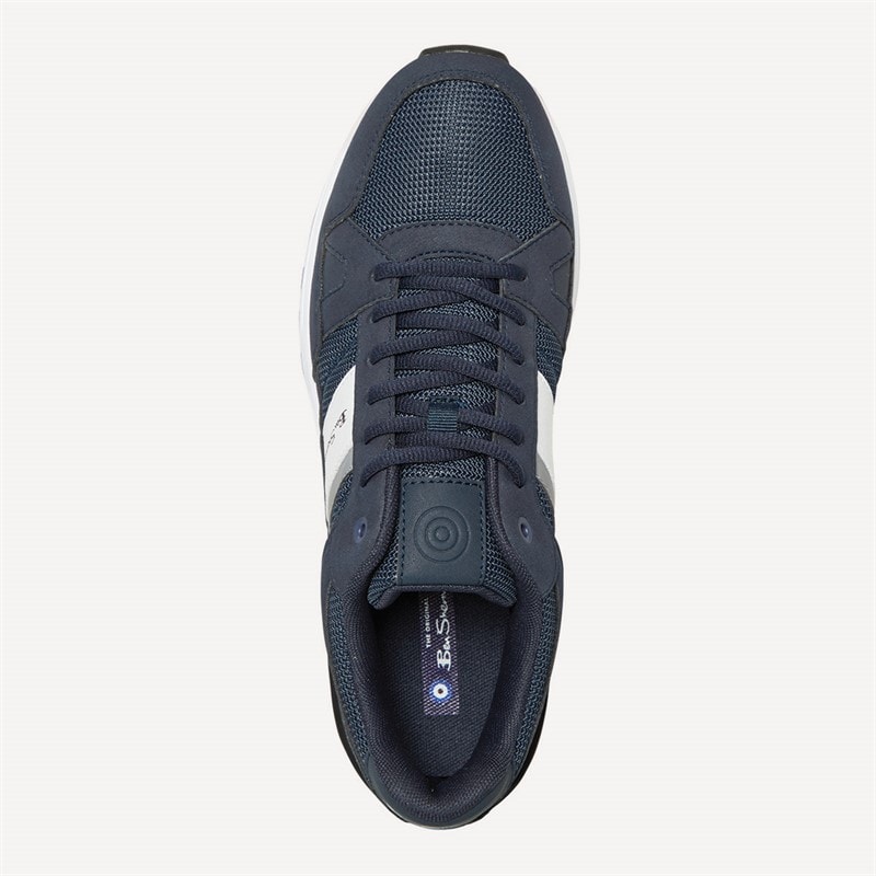 Ben Sherman Heren Fowler Sneakers Marineblauw - Afbeelding 4