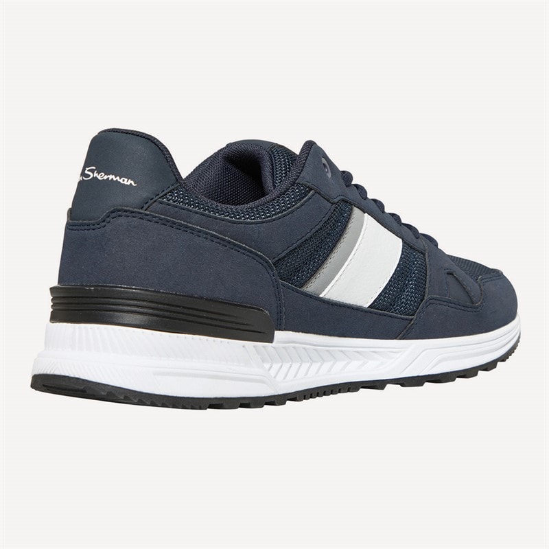 Ben Sherman Heren Fowler Sneakers Marineblauw - Afbeelding 5