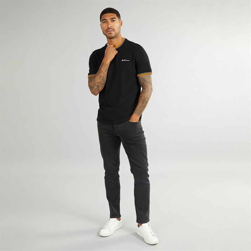 Ben Sherman T-Shirts Homme Noir - Image 3