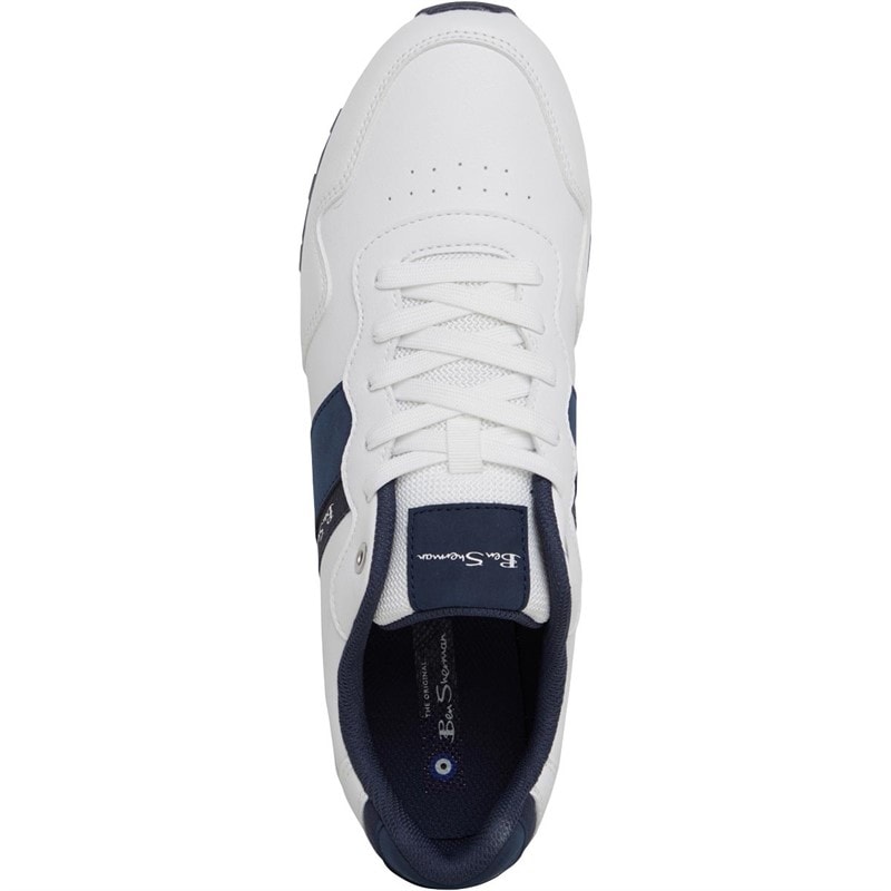 Ben Sherman Baskets Owen Retro Homme Blanc - Image 4