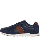 Ben Sherman Heren Owen Retro Sneakers Navy/Tan