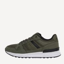 Ben Sherman Heren Fowler Sneakers Khaki/Zwart