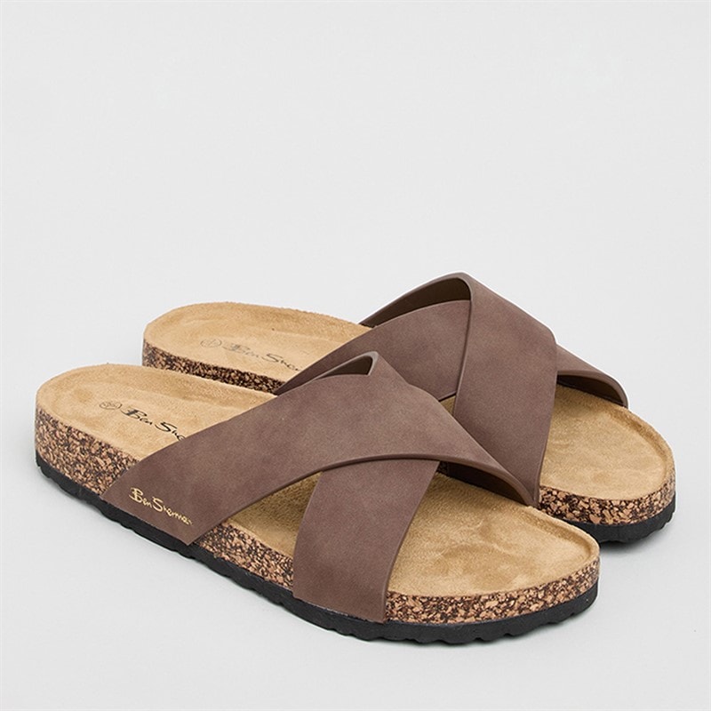 Ben Sherman Heren Sandalen Bruin - Afbeelding 2