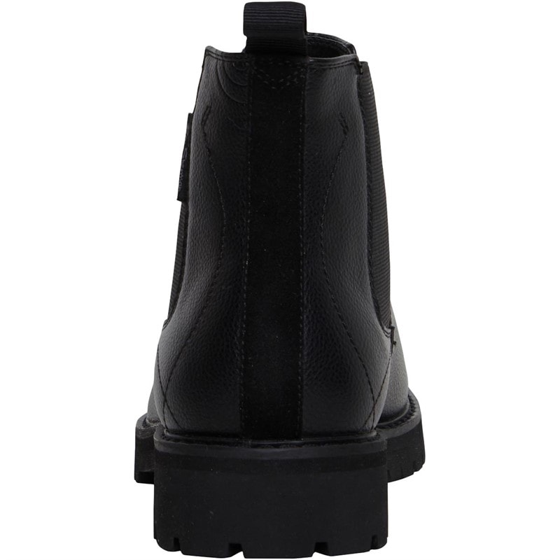 Ben Sherman Heren Chelsea Boots Zwart Grain/Zwarte Zool - Afbeelding 3