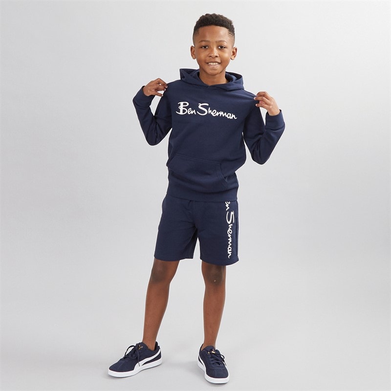 Ben Sherman Jongens Sig Shorts Blauw - Afbeelding 4
