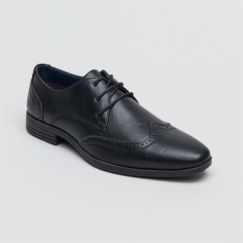 Ben Sherman Heren Clive Brogues Zwart - Afbeelding 2