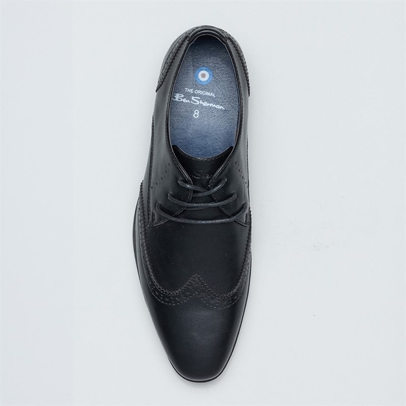 Ben Sherman Heren Clive Brogues Zwart - Afbeelding 3