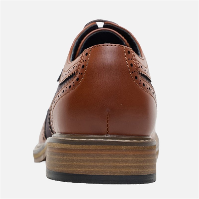 Ben Sherman Chaussures Oxford Brogue Homme Terrence Bruni/Marine - Image 4