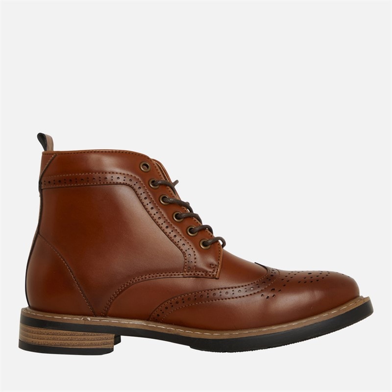 Ben Sherman Herenschoenen Templeton Brogues Bruin Gepolijst - Afbeelding 5