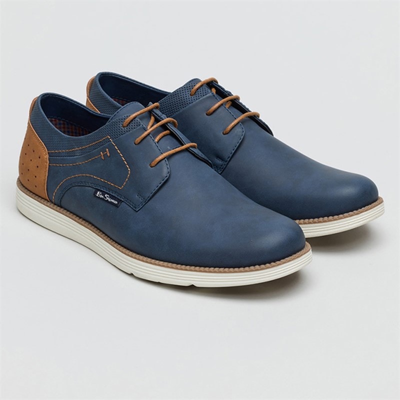 Ben Sherman Herenschoenen Havana Navy/Tan - Afbeelding 2