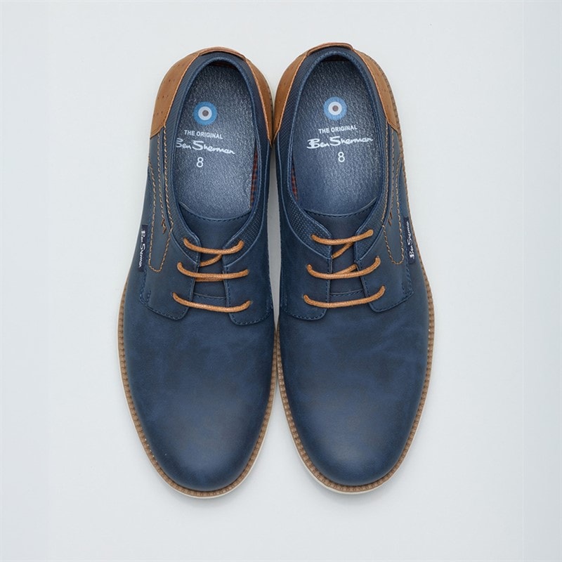 Ben Sherman Herenschoenen Havana Navy/Tan - Afbeelding 3