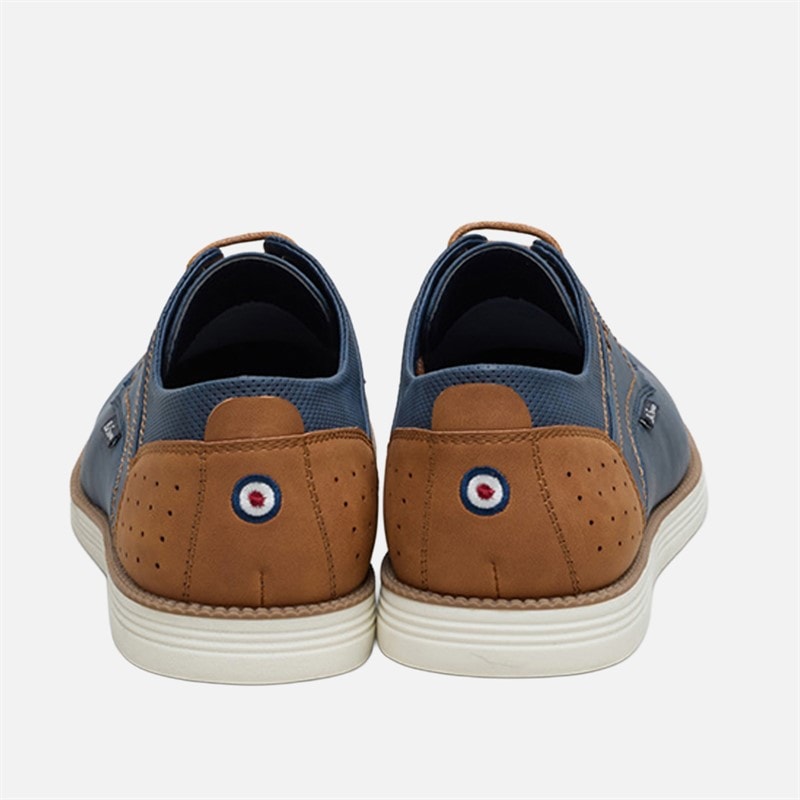 Ben Sherman Herenschoenen Havana Navy/Tan - Afbeelding 4