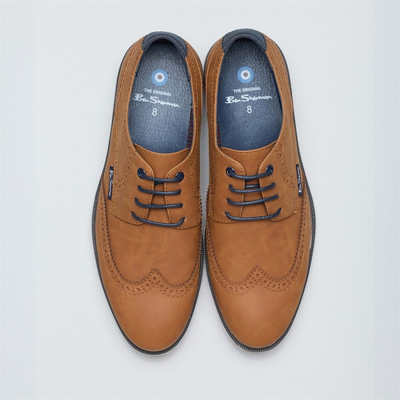 Ben Sherman Heren Mexico Schoenen Bruin - Afbeelding 3